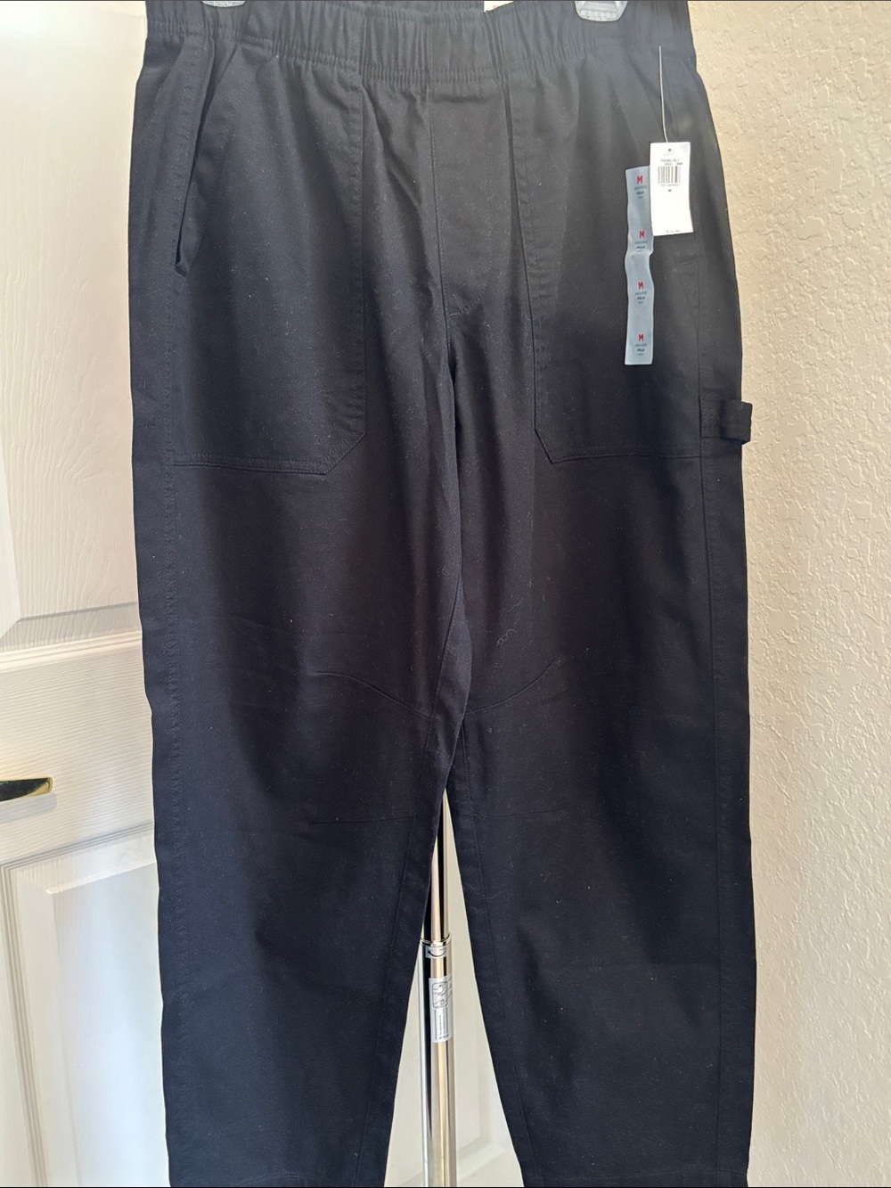 Old Navy Black Cropped Utility Pants